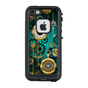 Steampunk Jewelry Watch, wir haben Green Backgroun LifeProof FRÄ’ iPhone SE/5/5s Hülle