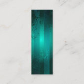 Steampunk Jewelry Watch, wir haben Green Backgroun Mini Visitenkarte (Rückseite)