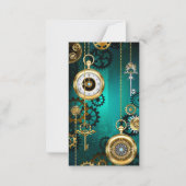Steampunk Jewelry Watch, wir haben Green Backgroun Mitteilungskarte (Vorderseite)