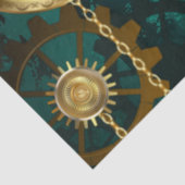 Steampunk Jewelry Watch, wir haben Green Backgroun Seidenpapier (Ausschnitt)