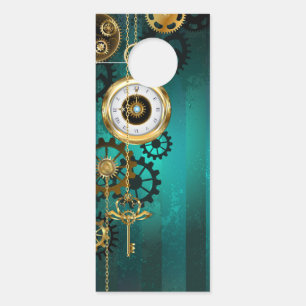 Steampunk Jewelry Watch, wir haben Green Backgroun Türanhänger