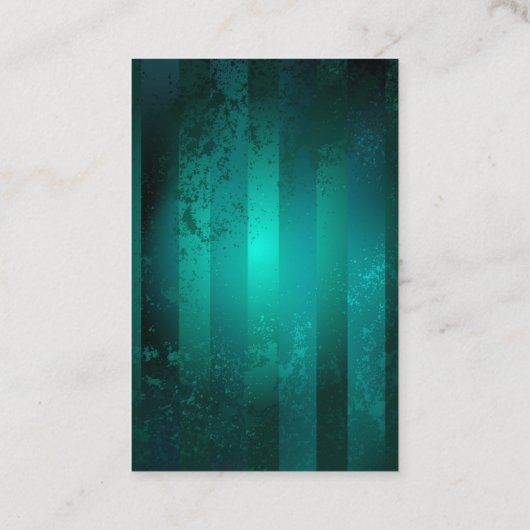 Steampunk Jewelry Watch, wir haben Green Backgroun Visitenkarte (Rückseite)