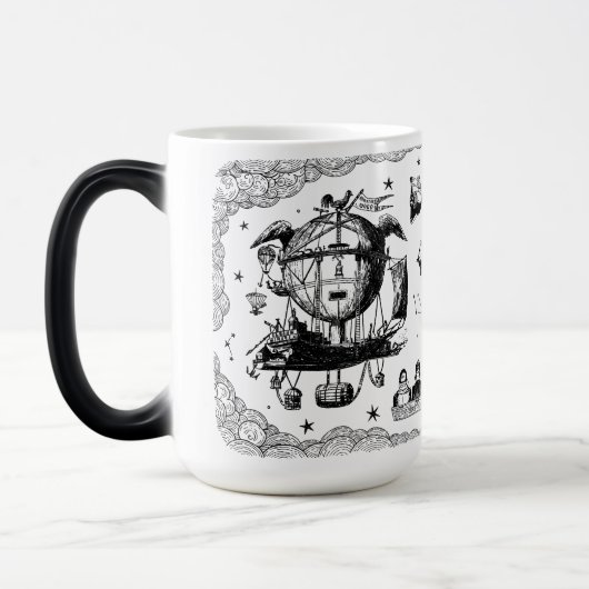 Steampunk Journey Mug Verwandlungstasse (Links)