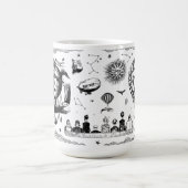 Steampunk Journey Mug Verwandlungstasse (Zentrum)