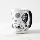 Steampunk Journey Mug Verwandlungstasse (VorderseiteRechts)