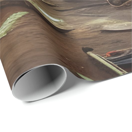 Steampunk Junk Yard Geschenkpapier (Rolleneckpunkt)