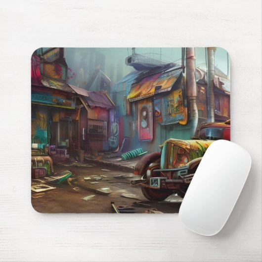 Steampunk Junk Yard Mousepad (Mit Mouse)