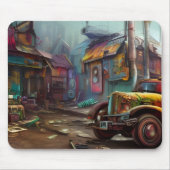 Steampunk Junk Yard Mousepad (Vorne)