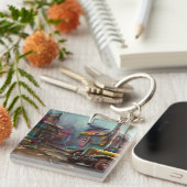 Steampunk Junk Yard Schlüsselanhänger (Vorderseite rechts)