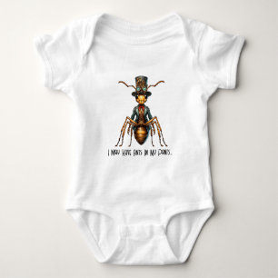 Steampunk-Käfer - Ich habe vielleicht Ameisen in m Baby Strampler