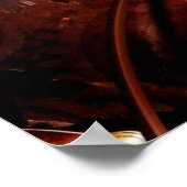 Steampunk-Kameraauge Poster (Ecke)