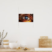 Steampunk-Kameraauge Poster (Küche)