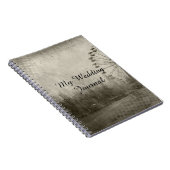 Steampunk Karnevals-Zylinder-Hochzeits-Zeitschrift Notizblock (Rechte Seite)