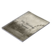 Steampunk Karnevals-Zylinder-Hochzeits-Zeitschrift Notizblock (Linke Seite)