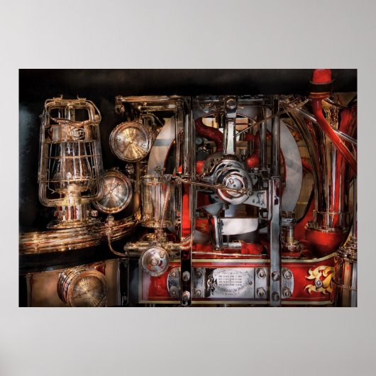 Steampunk - Karo der Messgeräte Poster (Vorne)