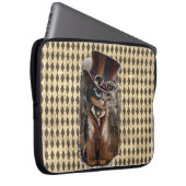 Steampunk-Kätzchen Laptopschutzhülle (Vorne Rechts)