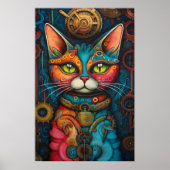 Steampunk Katze 1 von 21 Poster (Vorne)
