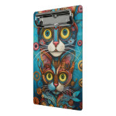 Steampunk Katze 21 von 21 Mini Klemmbrett (Gewinkelt2)