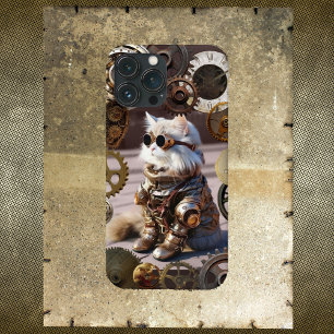 Steampunk-Katze mit iPhone/iPad-Gehäuse von Gears Case-Mate iPhone Hülle