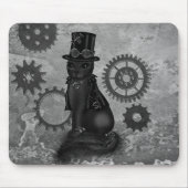 Steampunk Katze Mousepad (Vorne)