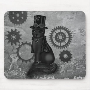 Steampunk Katze Mousepad