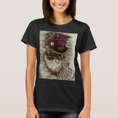 Steampunk Katze T-Shirt (Vorderseite)