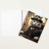 Steampunk-Katze und -Hund Planer (Anzeige)