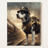 Steampunk-Katze und -Hund Planer (Rückseite)