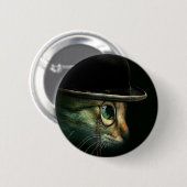 Steampunk Katzen-Button-Rückseitenknopf Button (Vorne & Hinten)