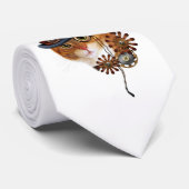 Steampunk Katzen-Krawatte Krawatte (Gerollt)