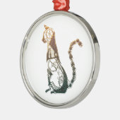 Steampunk Katzenverzierungen Ornament Aus Metall (Links)