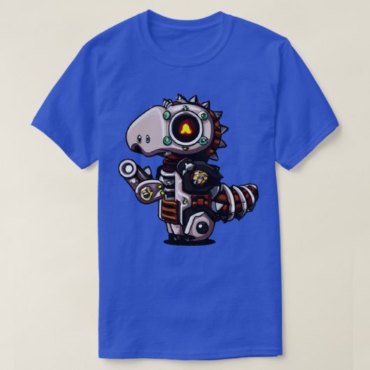 Steampunk Kawaii Dragon Robot 2 T-Shirt (Design vorne)