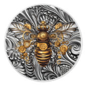 Steampunk Keramik Bee Knob Keramikknauf (Vorderseite)