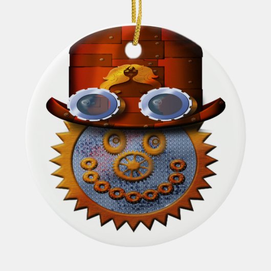 steampunk keramikornament (Vorne)