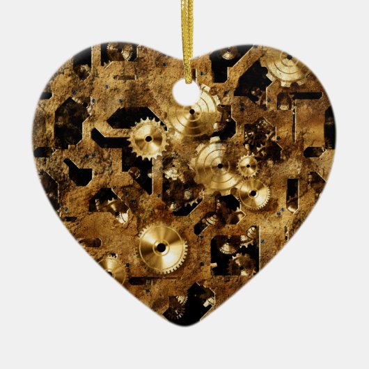 Steampunk Keramikornament (Vorne)