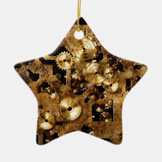 Steampunk Keramikornament (Vorne)