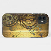Steampunk Ketten und Blumen Case-Mate iPhone Hülle (Rückseite (Horizontal))