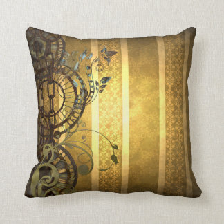 Steampunk Ketten und Blumen Kissen