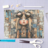 Steampunk Kids III Seidenpapier (Handwerk)