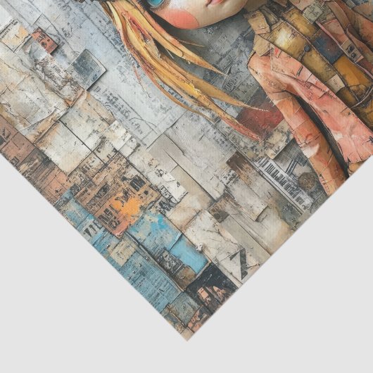 Steampunk Kids IV Seidenpapier (Ausschnitt)