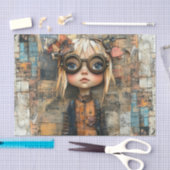 Steampunk Kids VIII Seidenpapier (Handwerk)