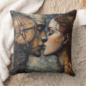 Steampunk Kiss Kissen (Decke)