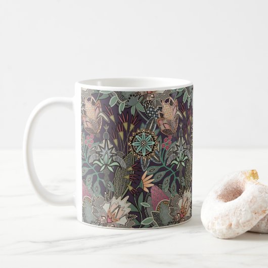 Steampunk-Kitschpflaume Kaffeetasse (Mit Donut)