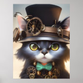 Steampunk Kitten Poster (Vorne)