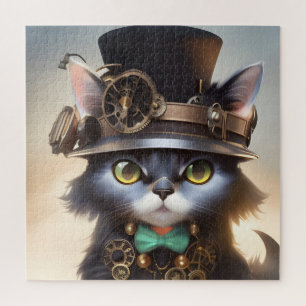 Steampunk Kitten Puzzle
