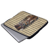 Steampunk Kitty Laptopschutzhülle (Vorne Knopf)
