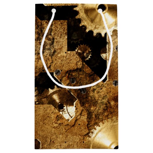 Steampunk Kleine Geschenktüte (Rückseite)