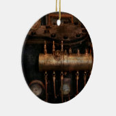 Steampunk - Klempner - Die Ventilmatrix Keramik Ornament (Rechts)