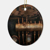 Steampunk - Klempner - Die Ventilmatrix Keramik Ornament (Links)