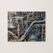 Steampunk Klempnerarbeit-Rohre Puzzle (Horizontal)